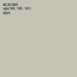 #C3C3B5 - Ash Color Image