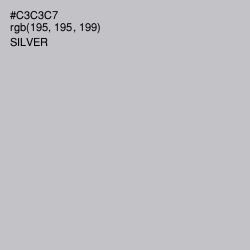 #C3C3C7 - Silver Color Image