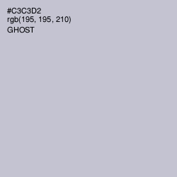 #C3C3D2 - Ghost Color Image