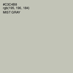#C3C4B8 - Mist Gray Color Image