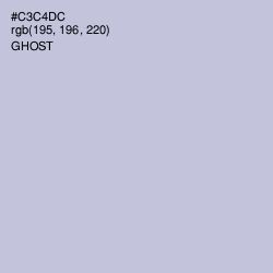 #C3C4DC - Ghost Color Image