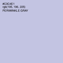 #C3C4E1 - Periwinkle Gray Color Image