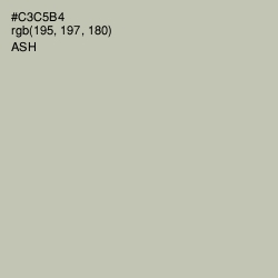#C3C5B4 - Ash Color Image