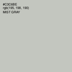 #C3C6BE - Mist Gray Color Image