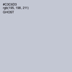 #C3C6D3 - Ghost Color Image