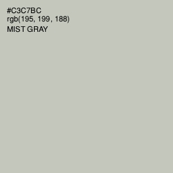 #C3C7BC - Mist Gray Color Image
