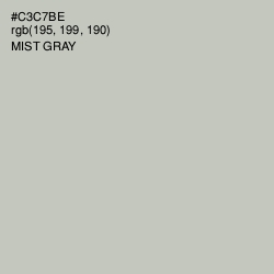 #C3C7BE - Mist Gray Color Image