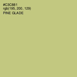 #C3C881 - Pine Glade Color Image