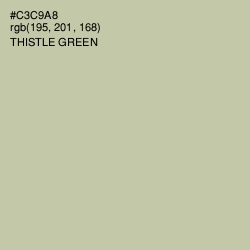 #C3C9A8 - Thistle Green Color Image