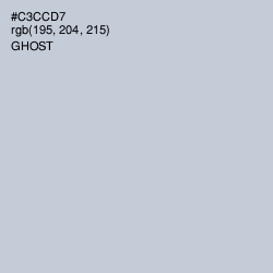 #C3CCD7 - Ghost Color Image