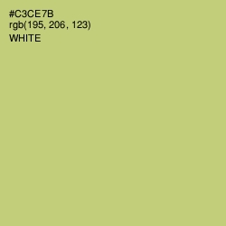 #C3CE7B - Chenin Color Image