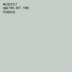 #C3CFC7 - Pumice Color Image