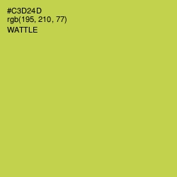 #C3D24D - Wattle Color Image