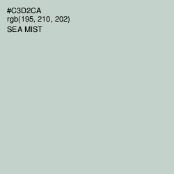 #C3D2CA - Sea Mist Color Image