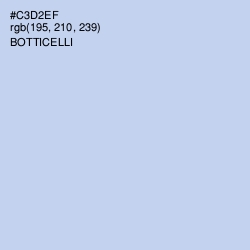 #C3D2EF - Botticelli Color Image