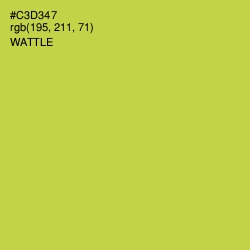 #C3D347 - Wattle Color Image