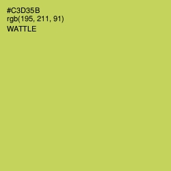 #C3D35B - Wattle Color Image