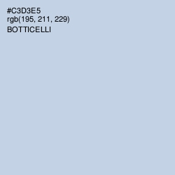 #C3D3E5 - Botticelli Color Image
