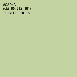 #C3D4A1 - Thistle Green Color Image