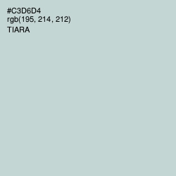 #C3D6D4 - Tiara Color Image