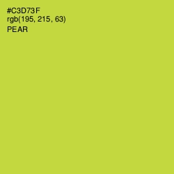 #C3D73F - Pear Color Image