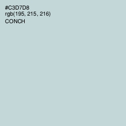 #C3D7D8 - Conch Color Image