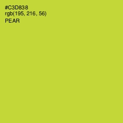 #C3D838 - Pear Color Image