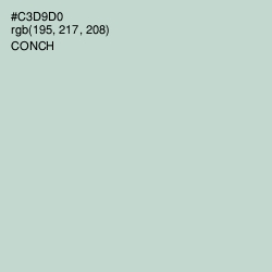 #C3D9D0 - Conch Color Image