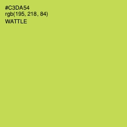 #C3DA54 - Wattle Color Image