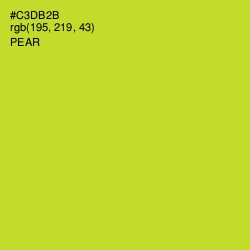 #C3DB2B - Pear Color Image