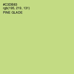 #C3DB83 - Pine Glade Color Image