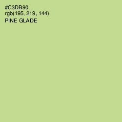 #C3DB90 - Pine Glade Color Image