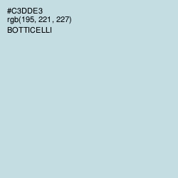 #C3DDE3 - Botticelli Color Image