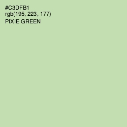 #C3DFB1 - Pixie Green Color Image