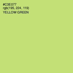 #C3E077 - Yellow Green Color Image