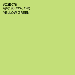 #C3E078 - Yellow Green Color Image