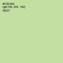 #C3E0A2 - Reef Color Image