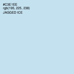 #C3E1EE - Jagged Ice Color Image