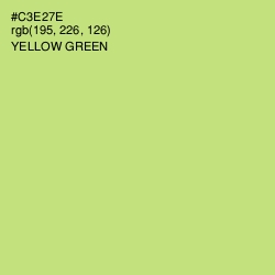 #C3E27E - Yellow Green Color Image