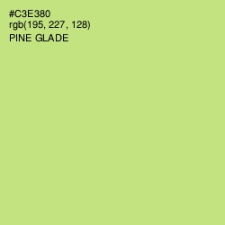 #C3E380 - Pine Glade Color Image