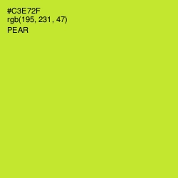 #C3E72F - Pear Color Image