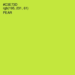 #C3E73D - Pear Color Image
