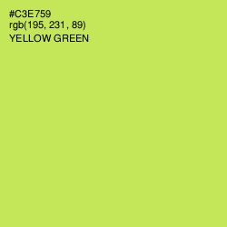 #C3E759 - Yellow Green Color Image