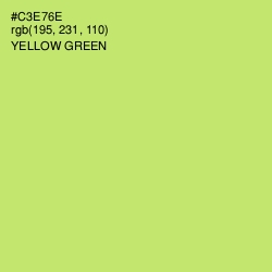 #C3E76E - Yellow Green Color Image