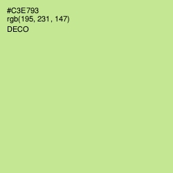 #C3E793 - Deco Color Image