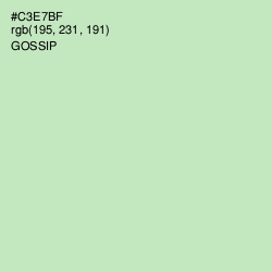 #C3E7BF - Gossip Color Image