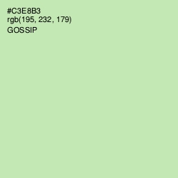 #C3E8B3 - Gossip Color Image