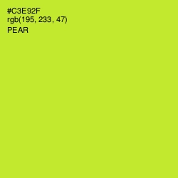 #C3E92F - Pear Color Image