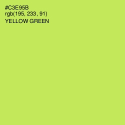 #C3E95B - Yellow Green Color Image