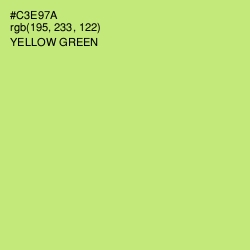 #C3E97A - Yellow Green Color Image